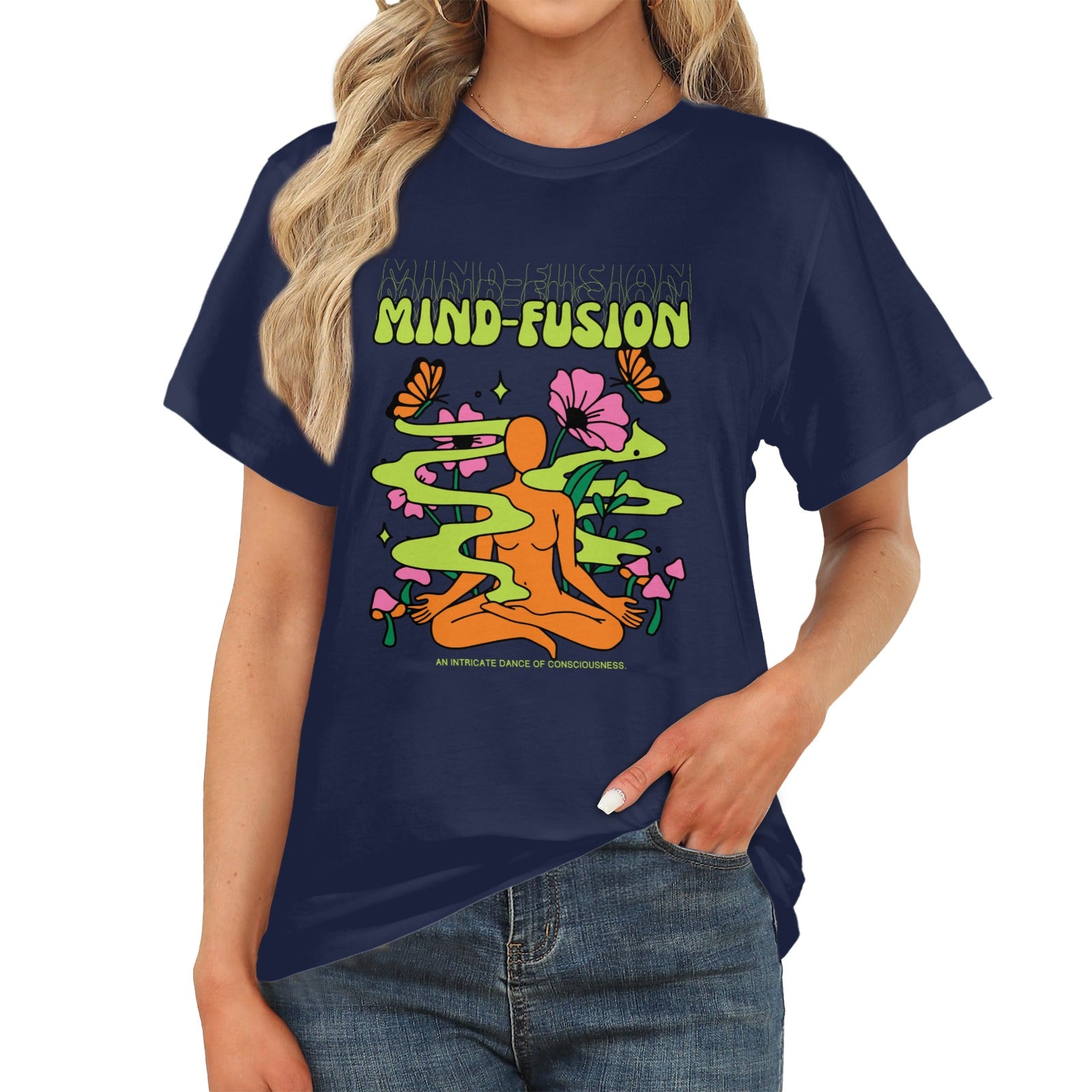 Women's Mind Fusion Acid & Punk Classic Fit T-shirt