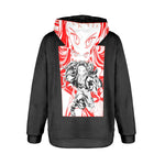 Women's Nezuko Solo Demon Slayer Anime Flannel Hoodie