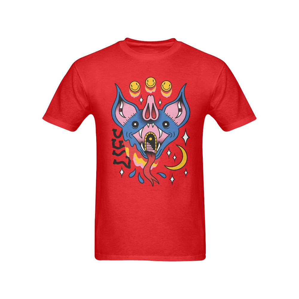 Men's Bat Gate Streetwear Classic Fit T-shirt