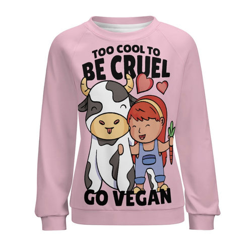 Women's Vegan Love Abstract Sweatshirt