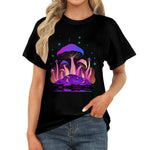 Women's Giant Mushroom Acid & Punk Classic Fit T-shirt