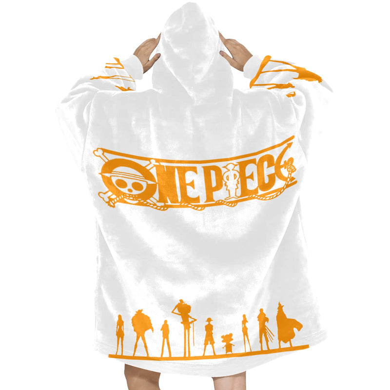 Women's One Piece Anime Blanket Hoodie