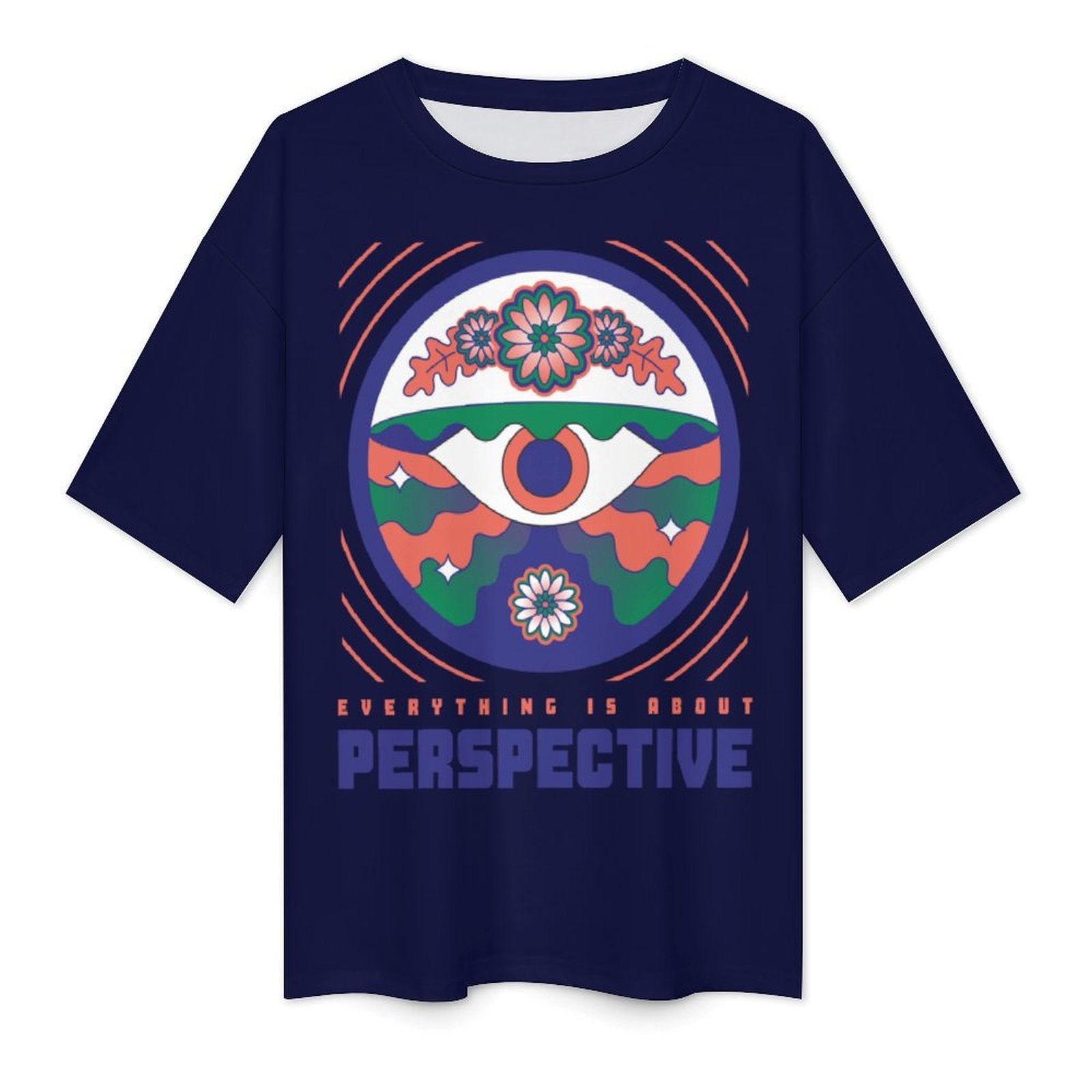Women's 3rd Eye Perspective Acid & Punk Oversized T-shirt