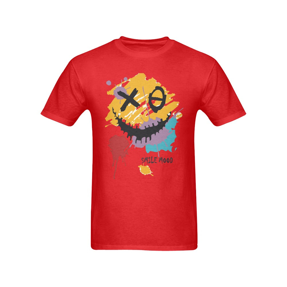 Men's Smile Mood Streetwear Classic Fit T-shirt