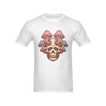 Men's Mushroom Skull Streetwear Classic Fit T-shirt
