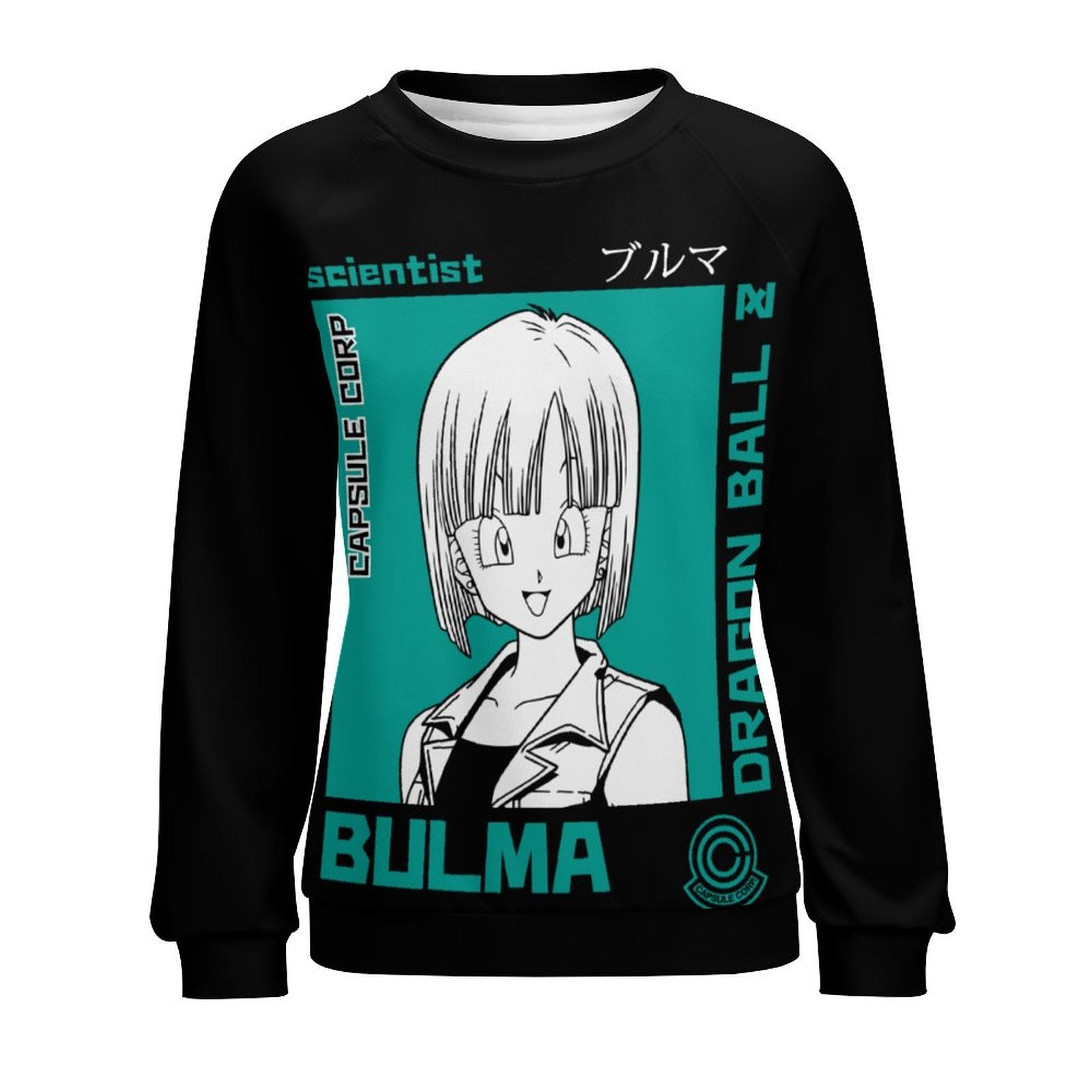 Women's Bulma DBZ Anime Sweatshirt
