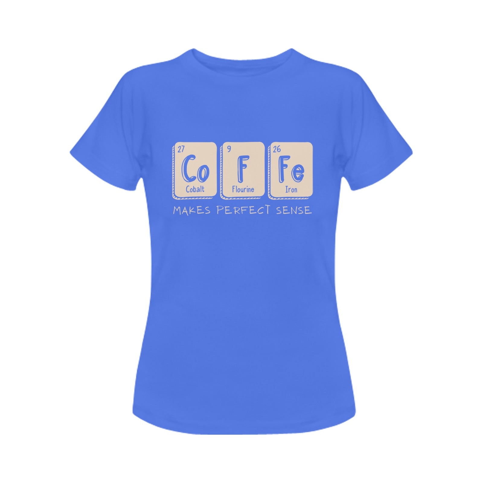 Women's Coffee Abstract Classic Fit T-shirt