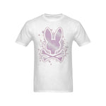 Men's Spray Skull Bunny Streetwear Classic Fit T-shirt