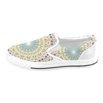 Men's Ethereal Bloom Abstract Slip-on Shoes