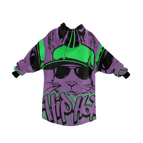Men's Hip Hop Streetwear Blanket Hoodie