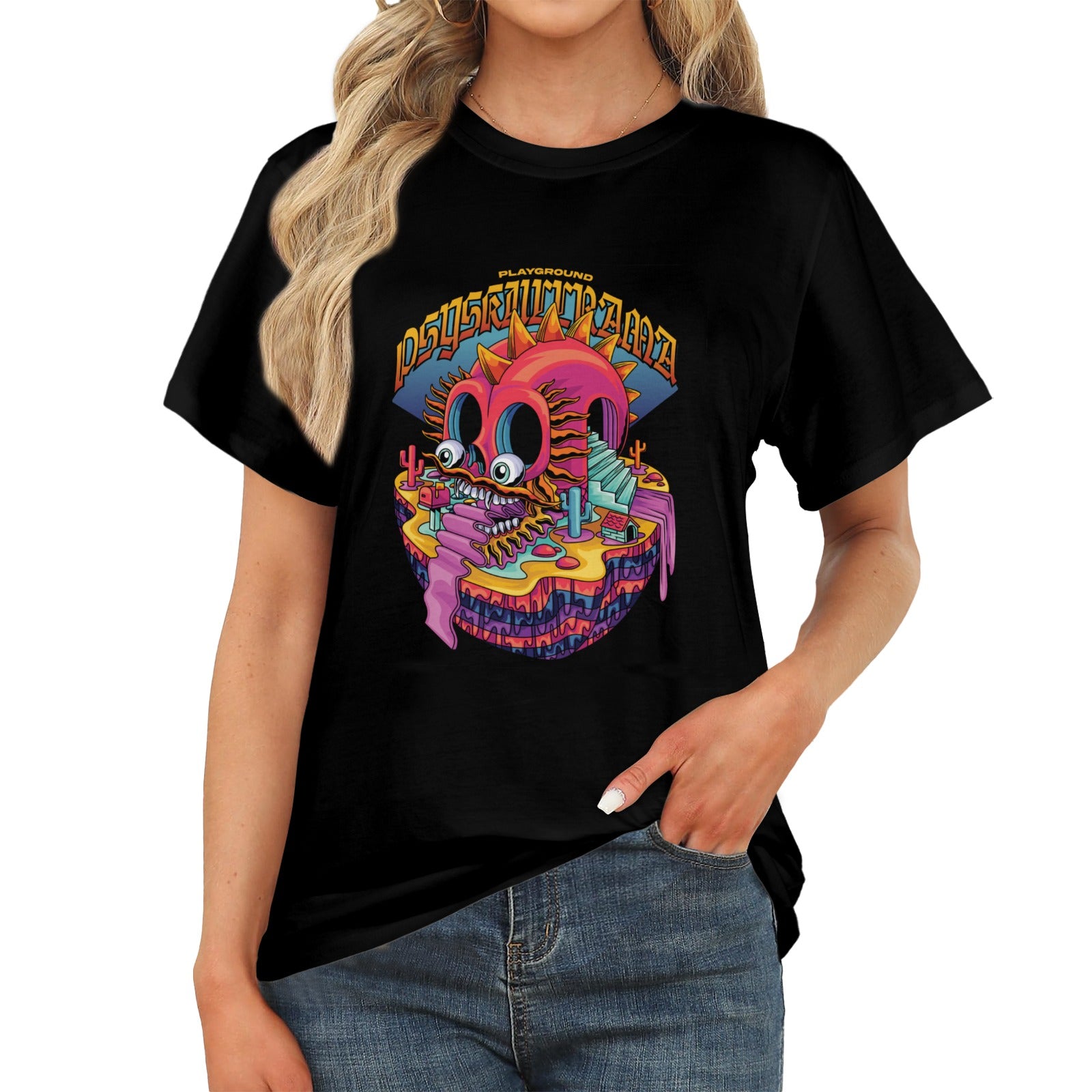 Women's Playground Acid & Punk Classic Fit T-shirt