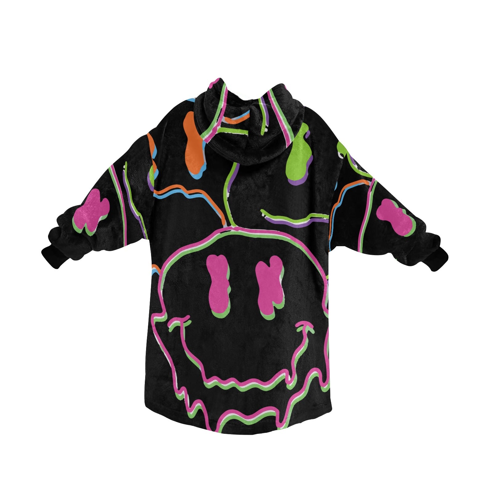 Men's Melting Smile Acid & Punk Blanket Hoodie