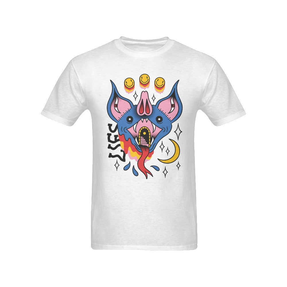Men's Bat Gate Streetwear Classic Fit T-shirt