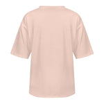 Women's High Thoughts Typography Oversized T-shirt