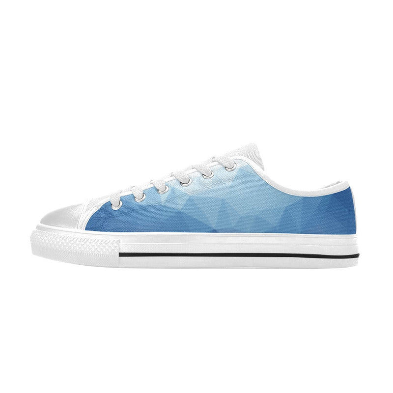 Men's Blue Prism Abstract Low Top Shoes