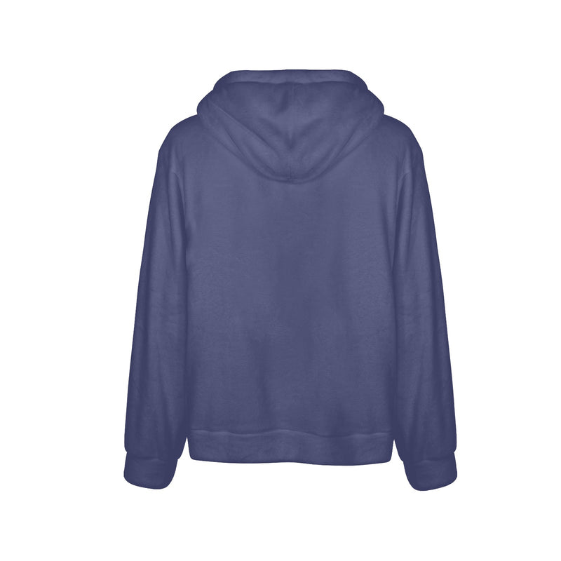 Men's UCLA Blue Solid Flannel Hoodie