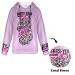 Women's BEATS-YOLO Streetwear Flannel Hoodie
