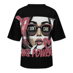 Women's Girl Power Acid & Punk Oversized T-shirt