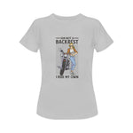 Women's Not a Backrest Streetwear Classic Fit T-shirt