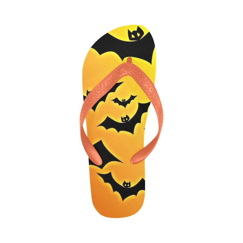 Women's Sunset Bat Abstract Flip Flops
