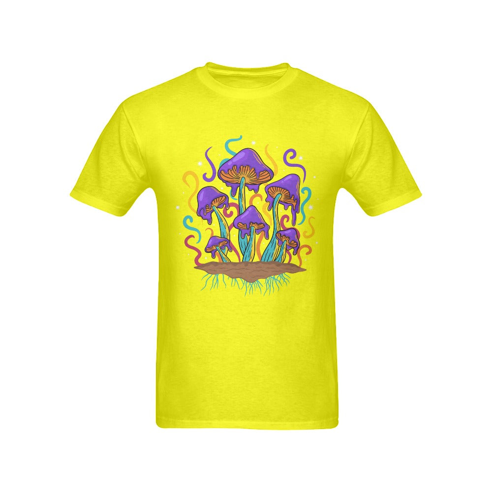 Men's Mushroom Biome Streetwear Classic Fit T-shirt