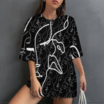 Women's Two Face Acid & Punk Oversized T-shirt