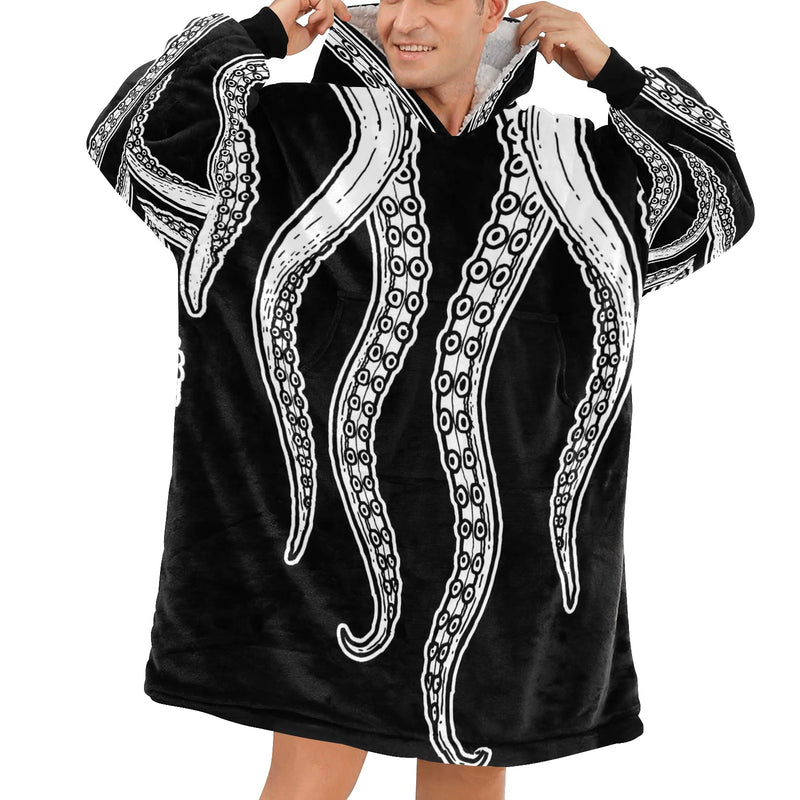 Men's Tentacle Abstract Blanket Hoodie