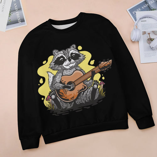 Women's Chilling in Woods Abstract Sweatshirt