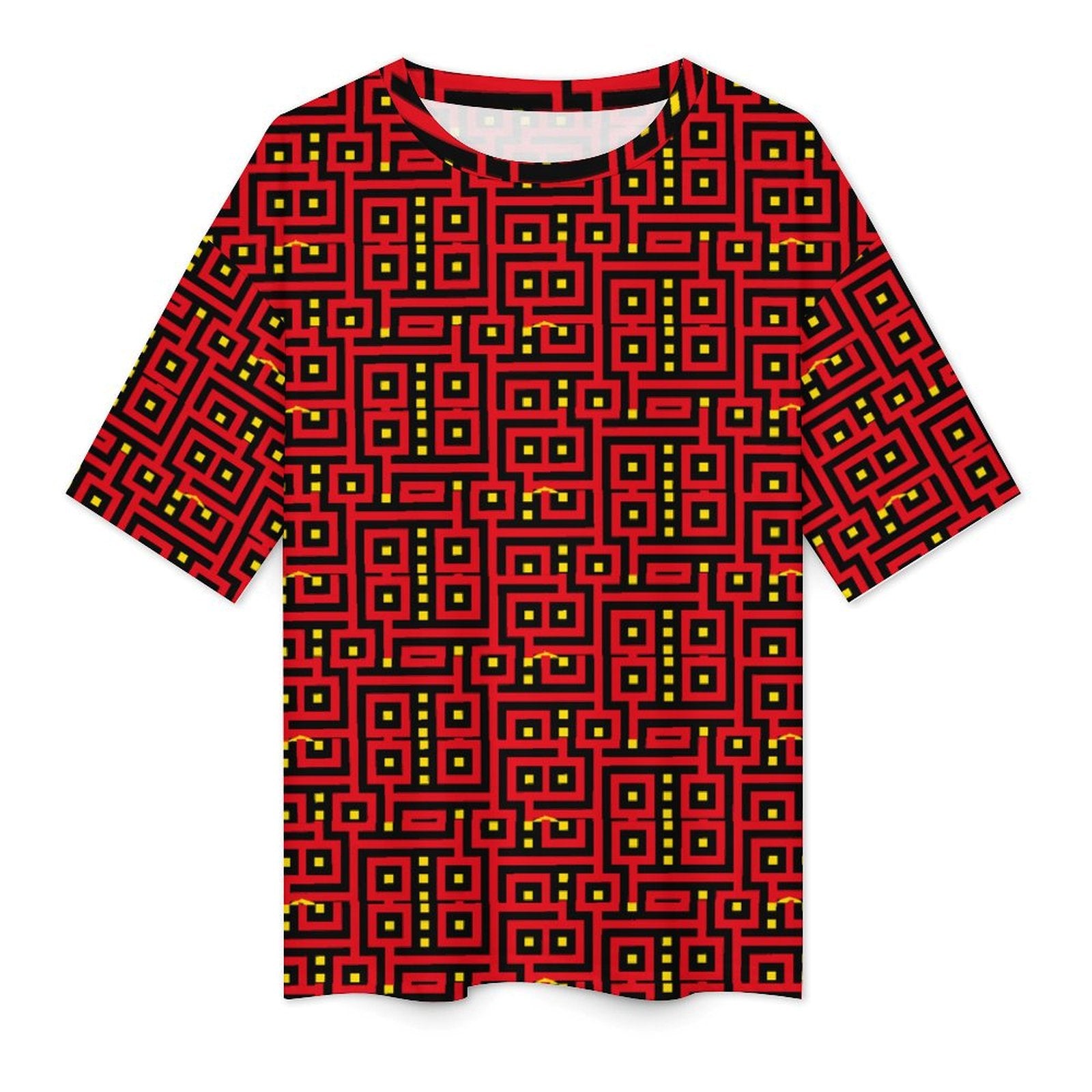 Men's Psychedelic Maze Acid & Punk Oversized T-shirt