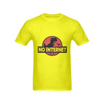 Men's No Internet Streetwear Classic Fit T-shirt
