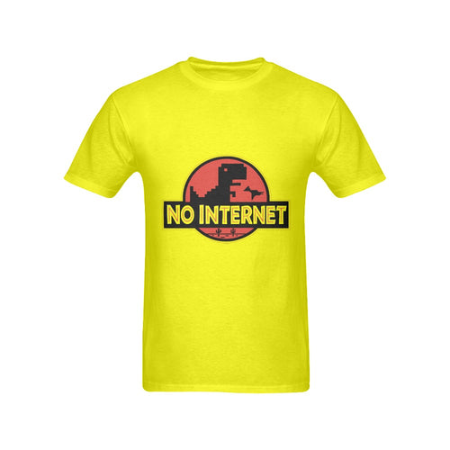 Men's No Internet Streetwear Classic Fit T-shirt
