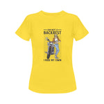 Women's Not a Backrest Streetwear Classic Fit T-shirt