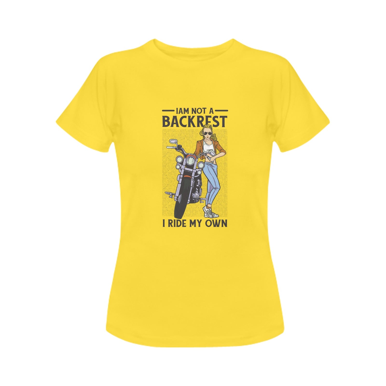 Women's Not a Backrest Streetwear Classic Fit T-shirt