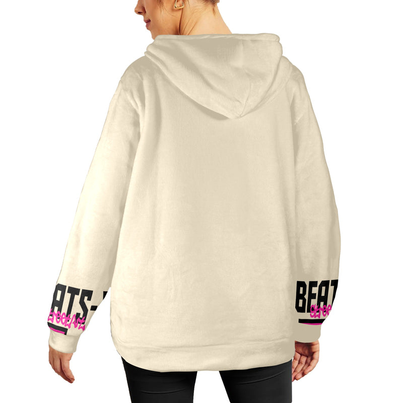 Women's BEATS-YOLO Streetwear Flannel Hoodie
