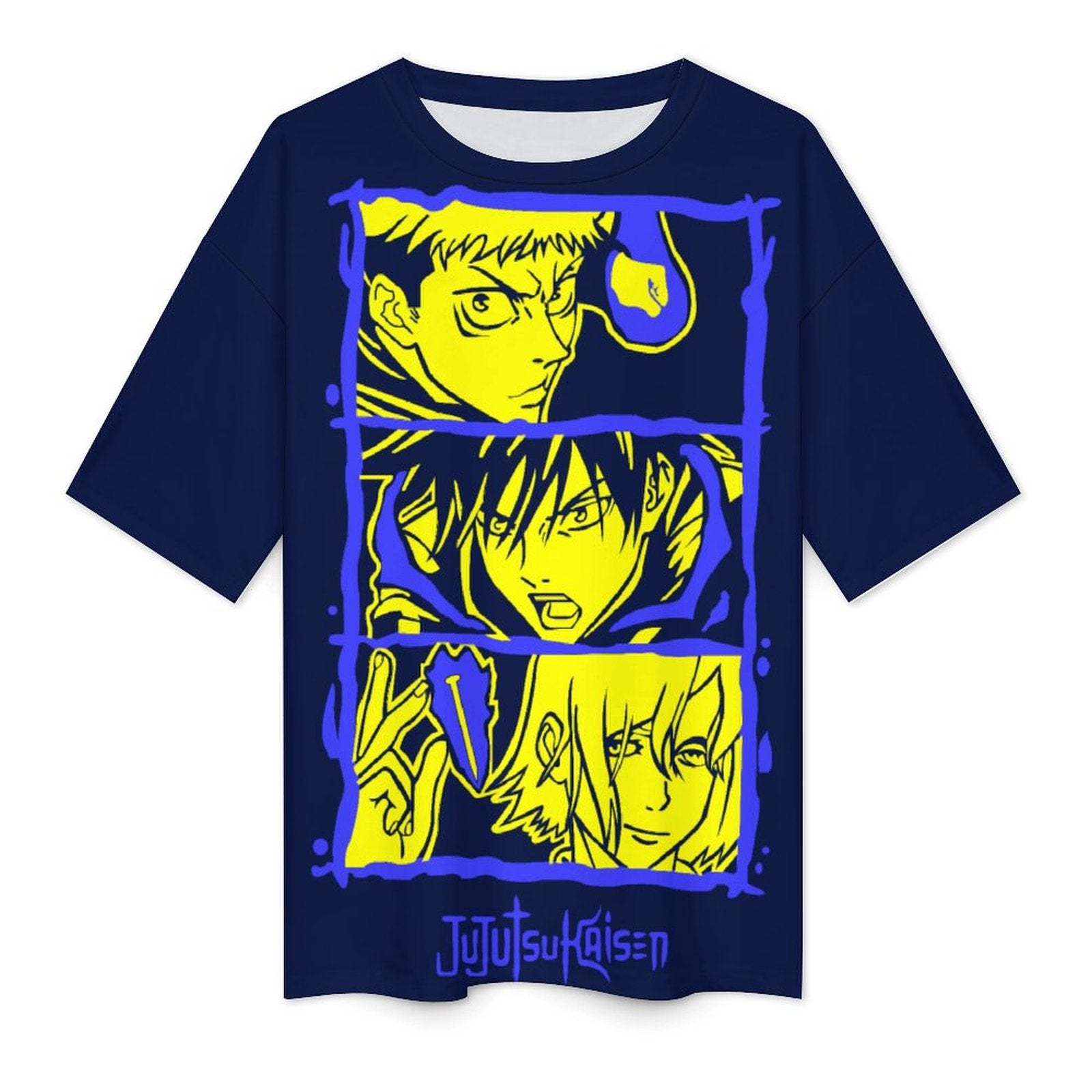 Women's Jujutsu Kaisen Clan Anime Oversized T-shirt
