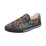 Men's Kaleidoscope Mosaic Abstract Slip-on Shoes
