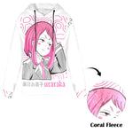 Women's Uraraka My Hero Academia Anime Flannel Hoodie