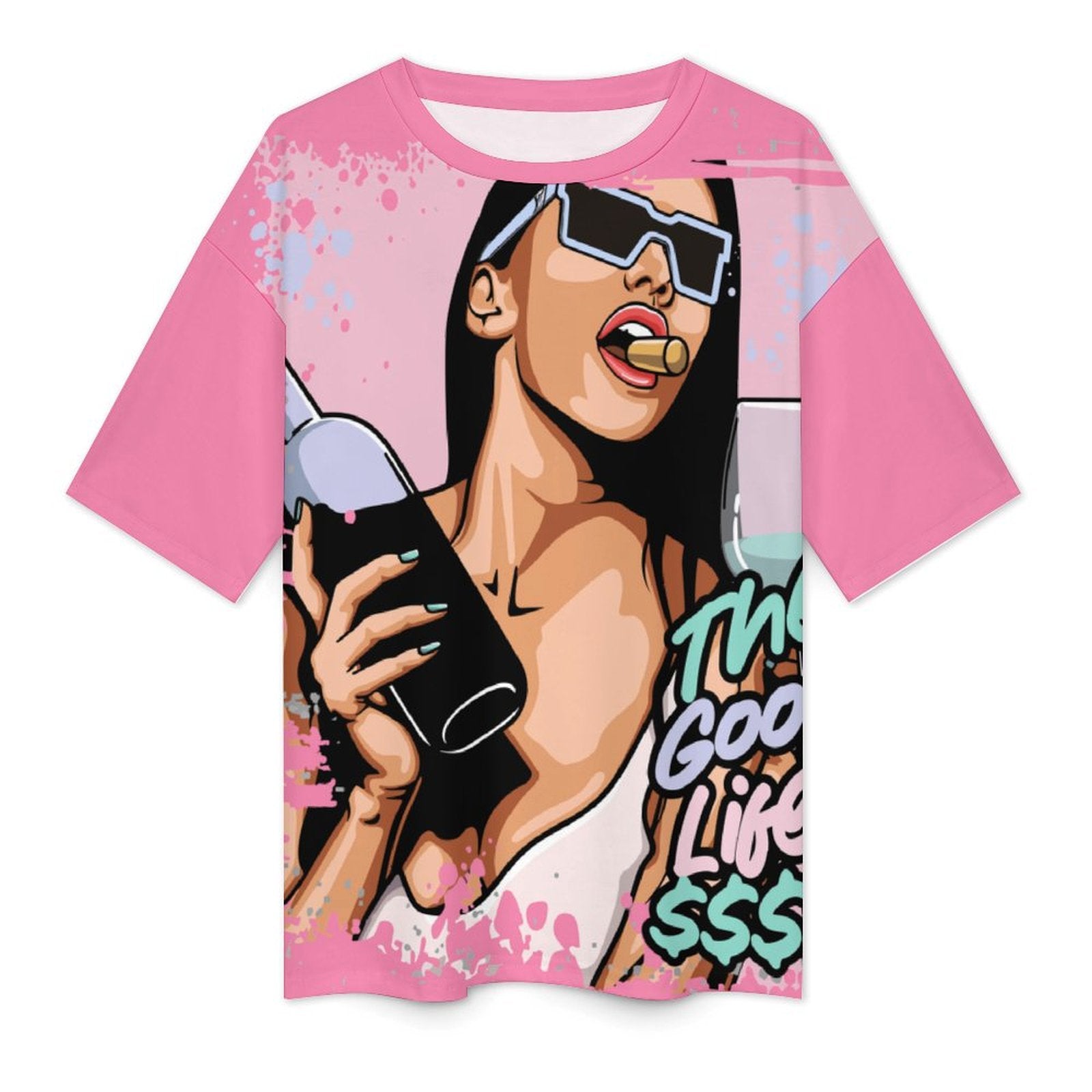 Women's Bling Mood Streetwear Oversized T-shirt