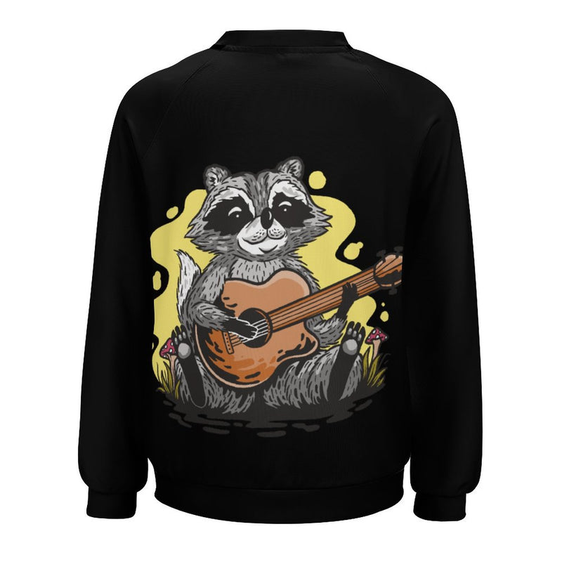 Women's Chilling in Woods Abstract Sweatshirt