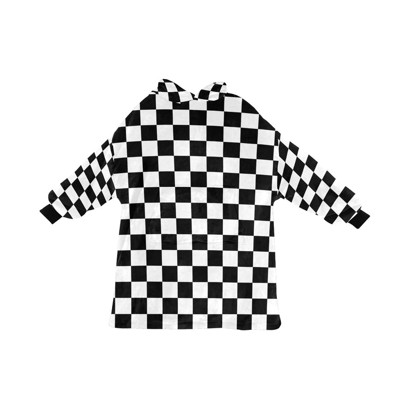 Men's Trippy Checker Abstract Blanket Hoodie