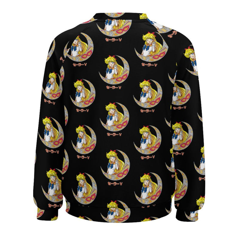 Women's Sailor Moon Pattern Anime Sweatshirt