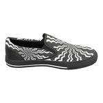 Women's Swirling Vortex Abstract Slip-on Shoes