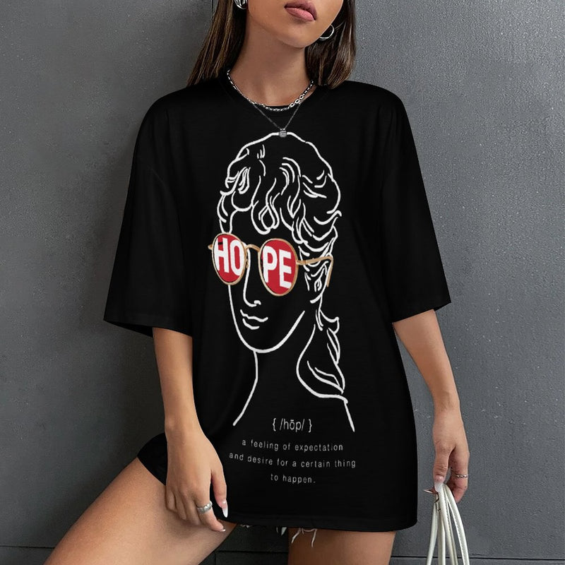 Women's Hope Acid & Punk Oversized T-shirt