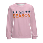 Women's Beer Season Typography Sweatshirt