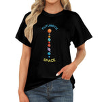 Women's Futuristic Space Acid & Punk Classic Fit T-shirt