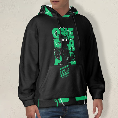 Men's My Hero Academia Anime Flannel Hoodie