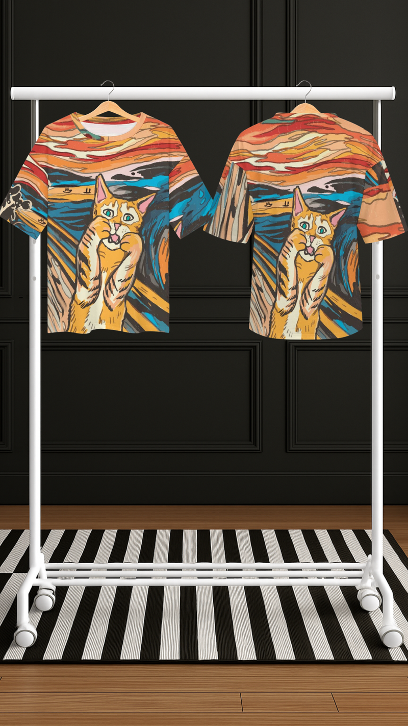 Men's Bazinga Acid & Punk Oversized T-shirt