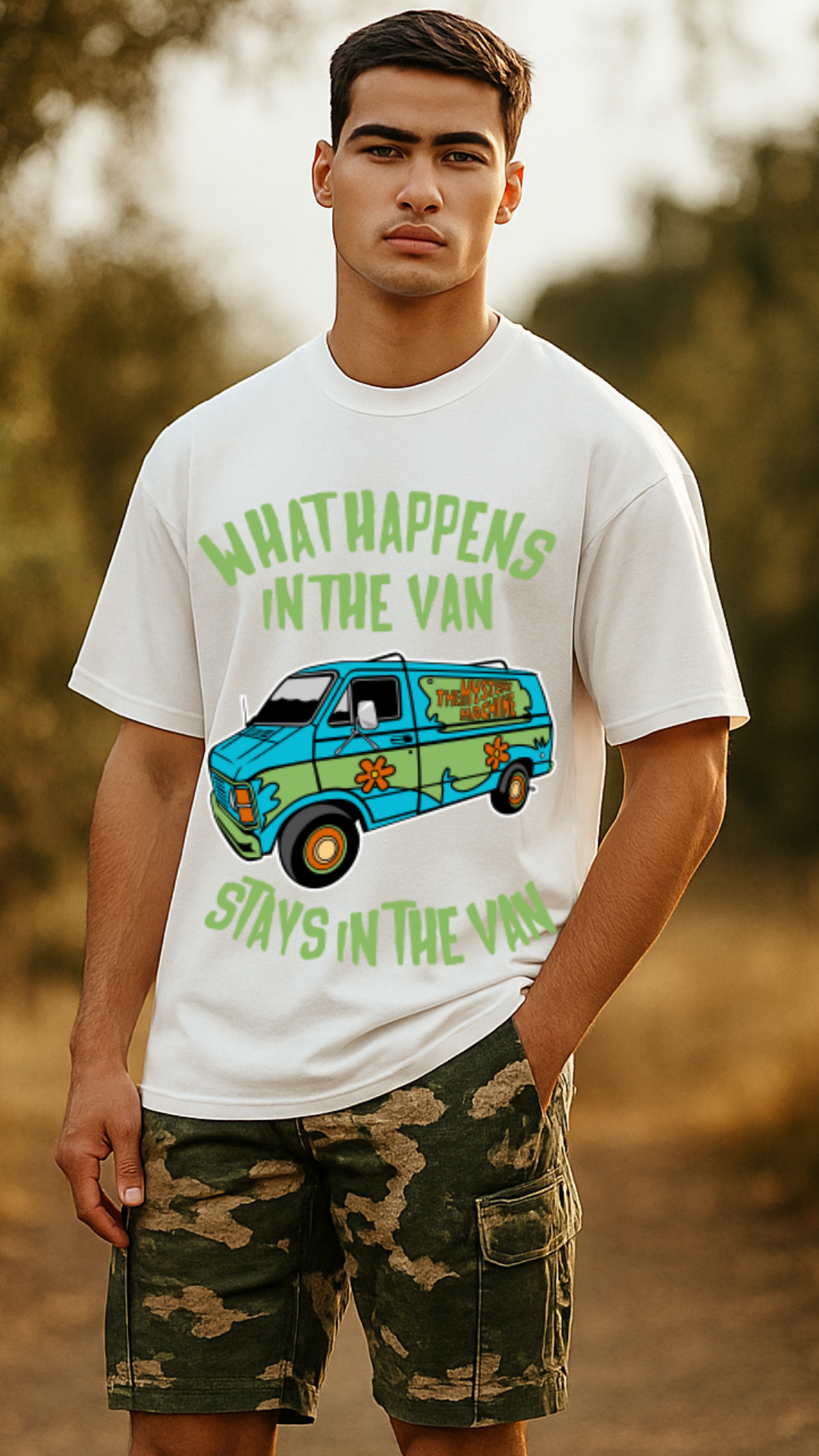 Men's Mystery Van Acid & Punk Oversized T-shirt