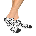 Men's Dalmatian Print Anklet Socks