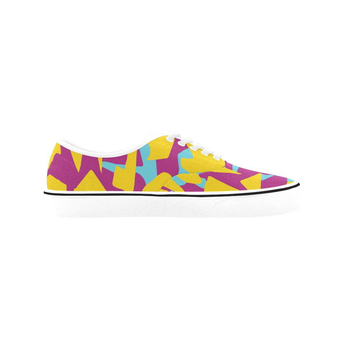 Women's Quirky Camouflage Print Canvas Low Top Shoes